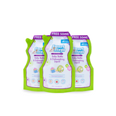 Smart Steps 400ml Baby Bottle and Dishwashing Liquid Refill (set of 3)
